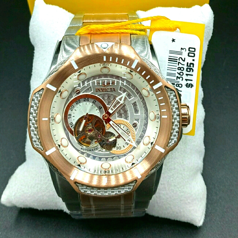 FIRM PRICE-INVICTA AUTOMATIC BOLT CABLE WATCH